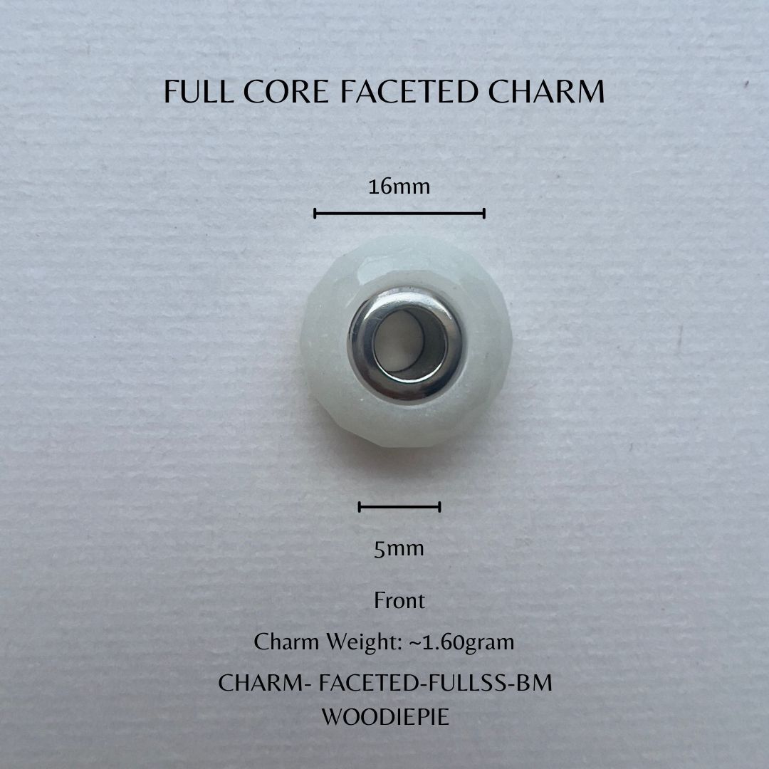 Full Stainless Steel Charm Fecated