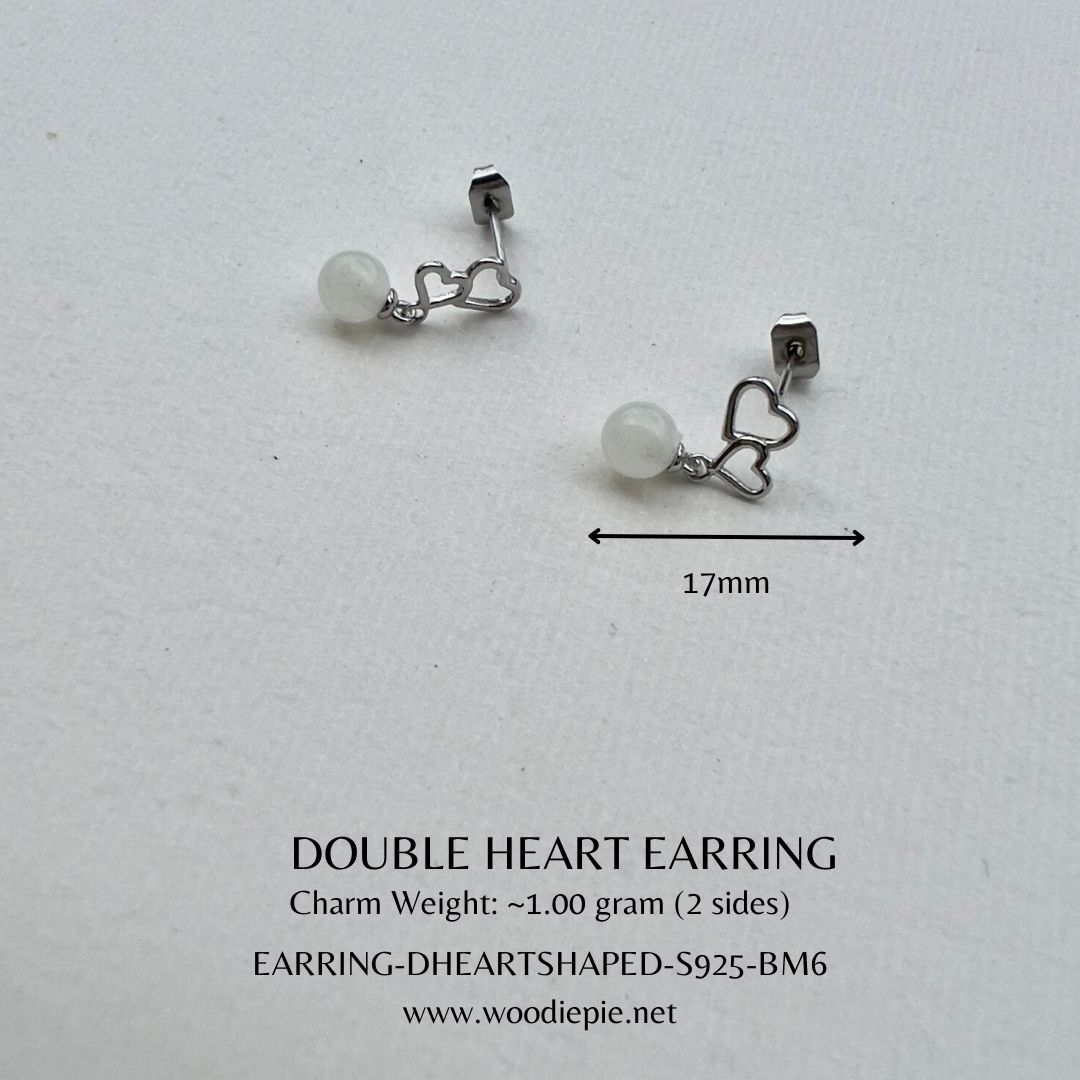 D Heart Shaped Earring (2)