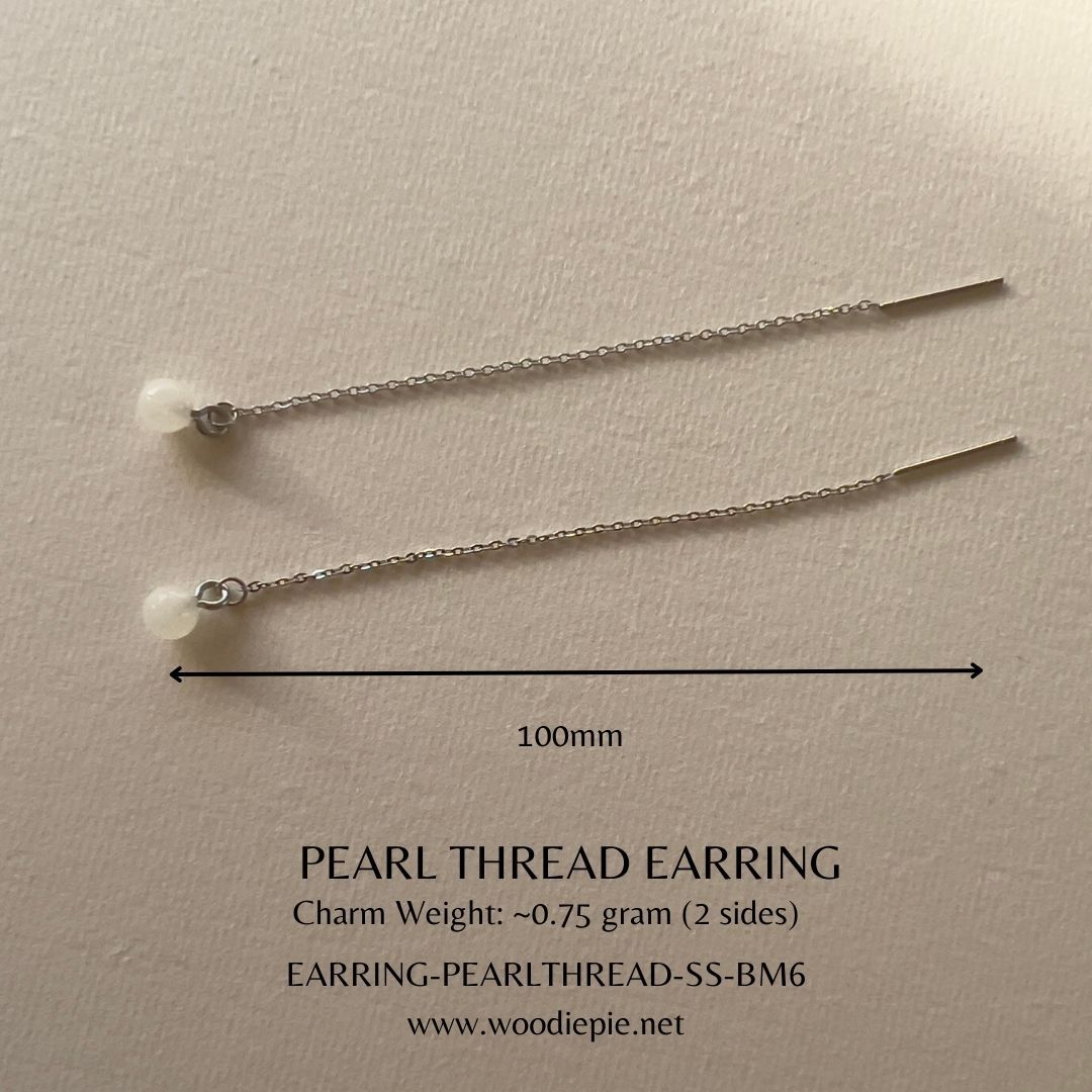 Pearl Thread Earring2