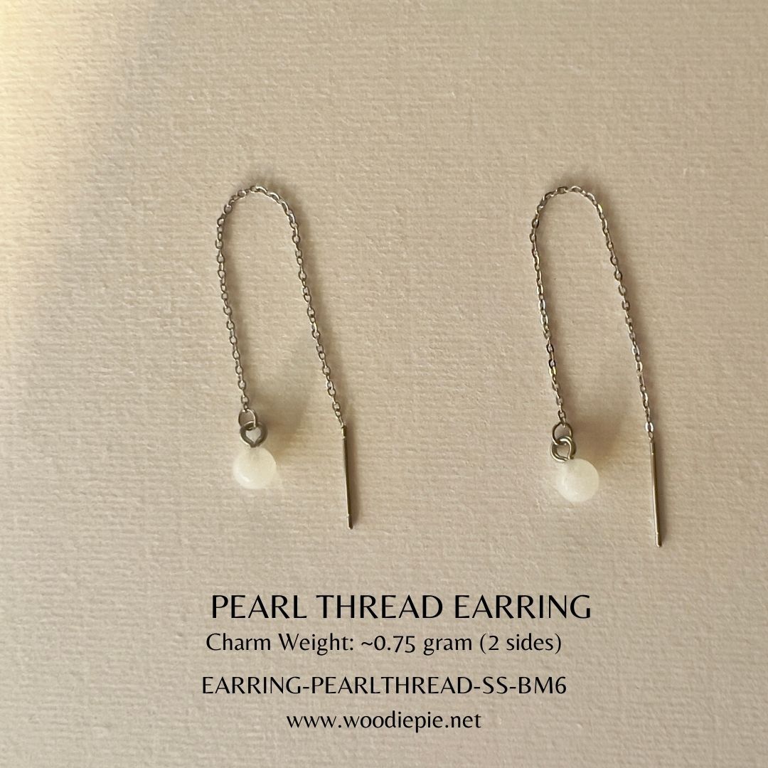 Pearl Thread Earring1