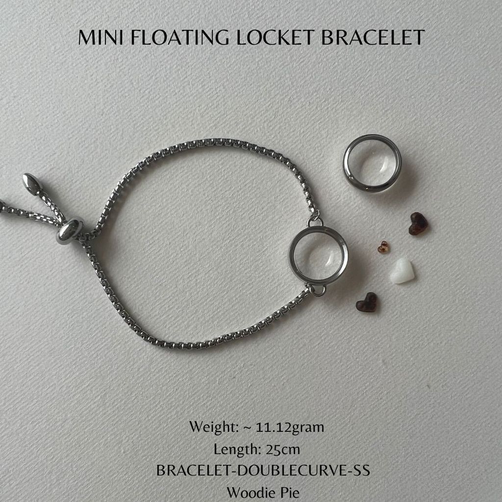 Mini Floating Locket Bracelet (3)