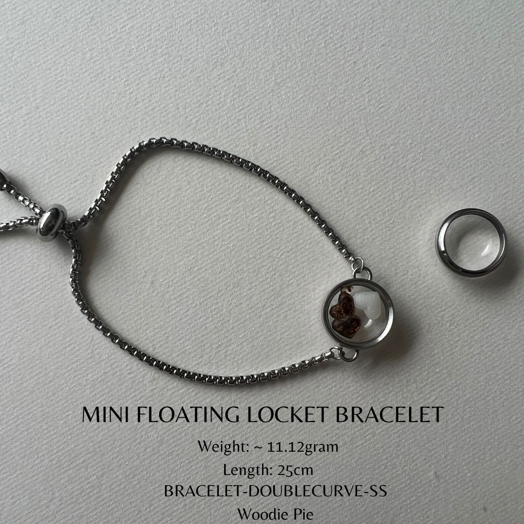 Mini Floating Locket Bracelet