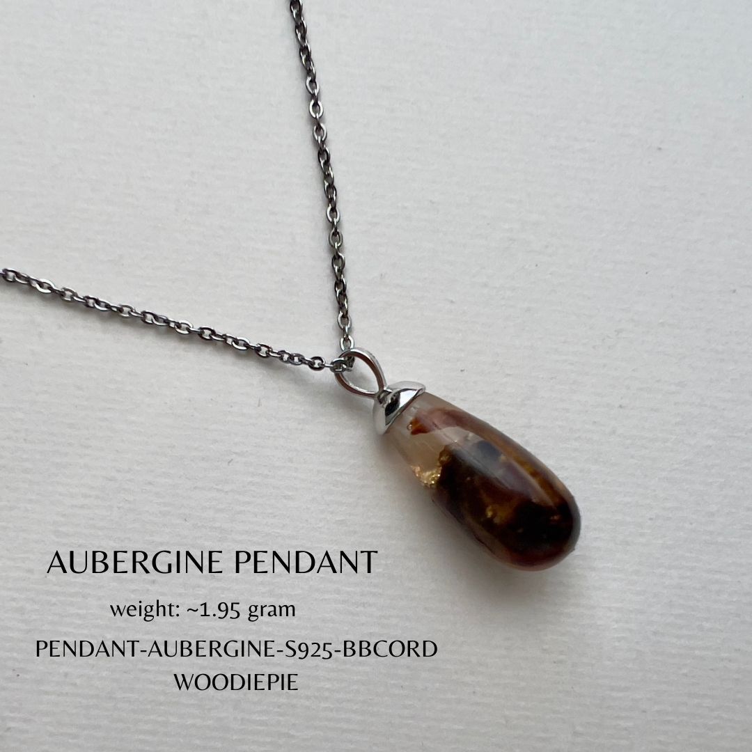 AUBERGINE PENDANT