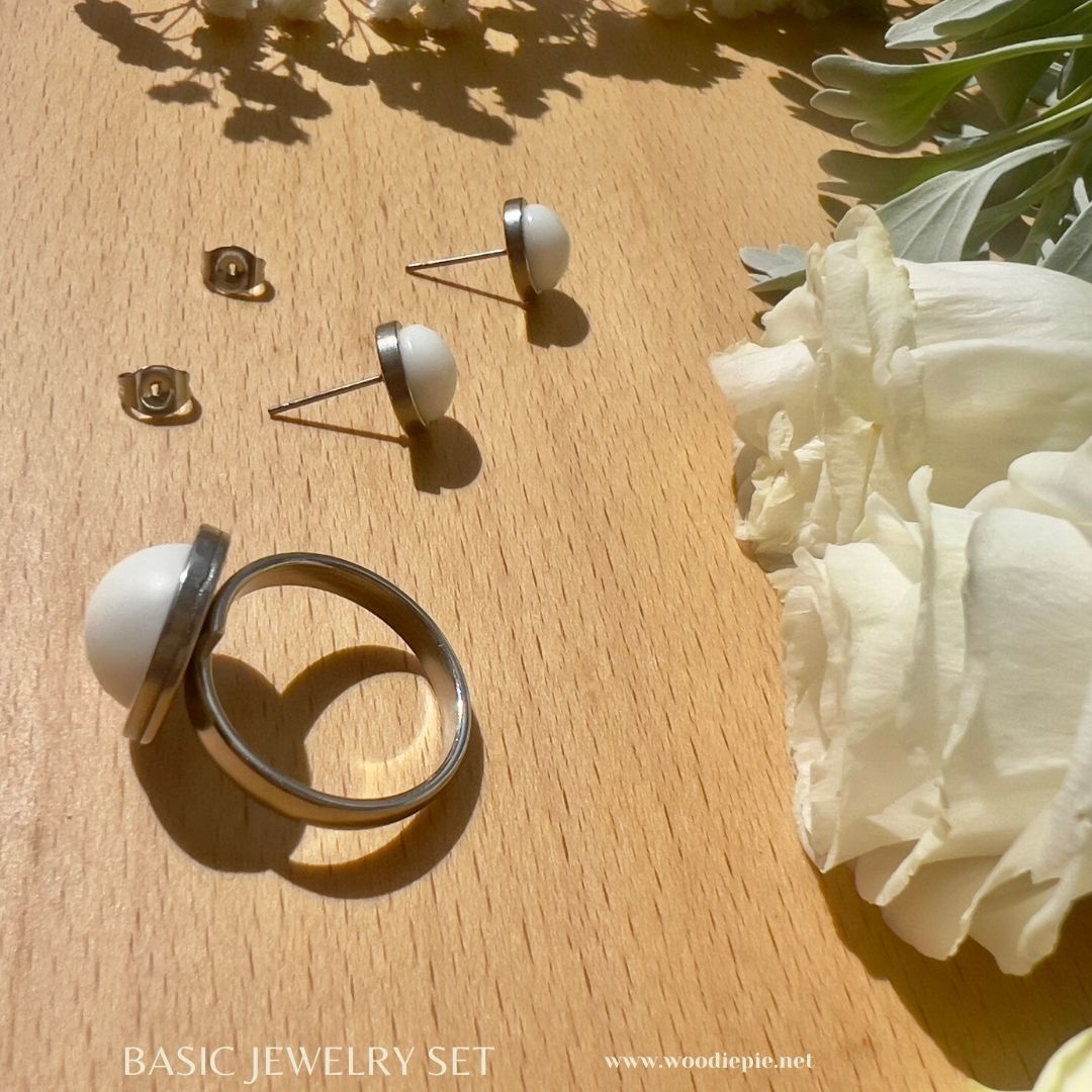 Silver Earring+Ring