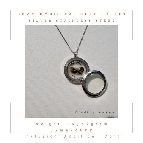 30mm umbilical cord locket (2)