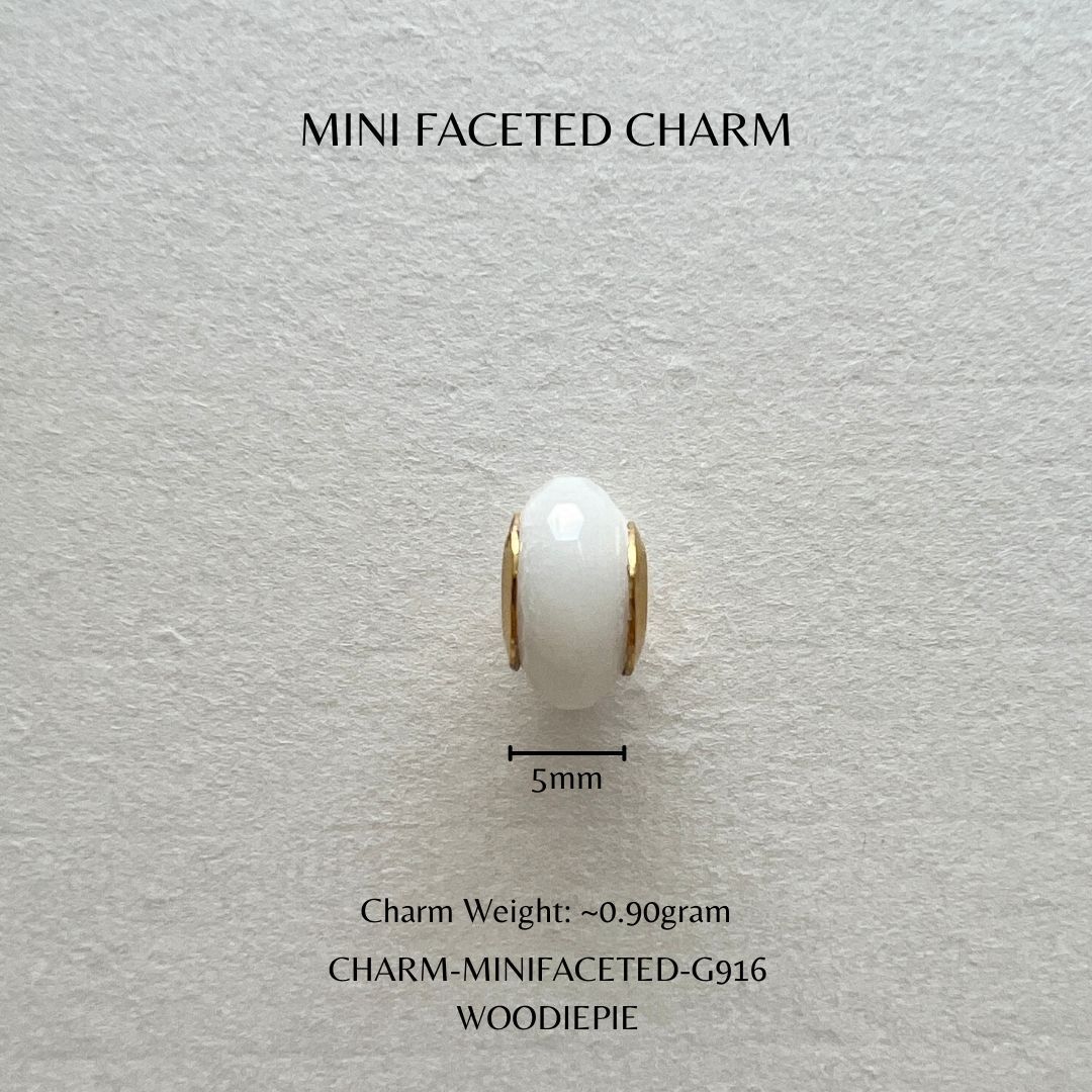 Mini Faceted Charm (4)