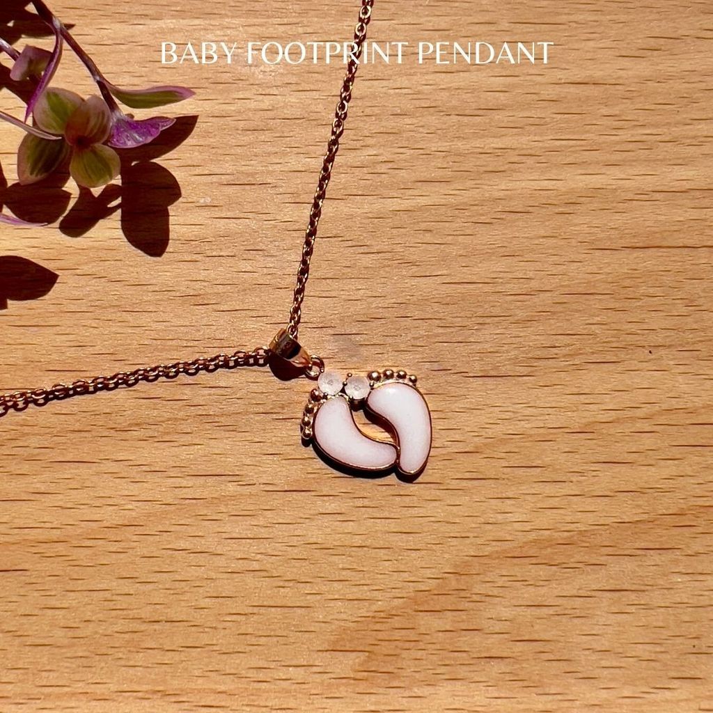 Baby Footprint Pendant