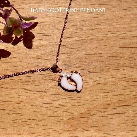 Baby Footprint Pendant