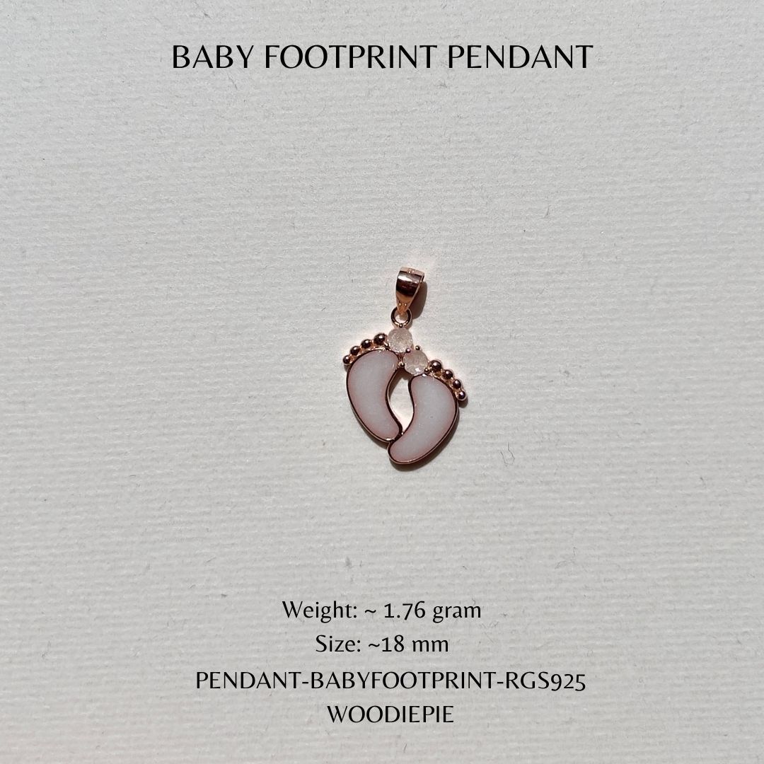 Baby Footprints Pendant