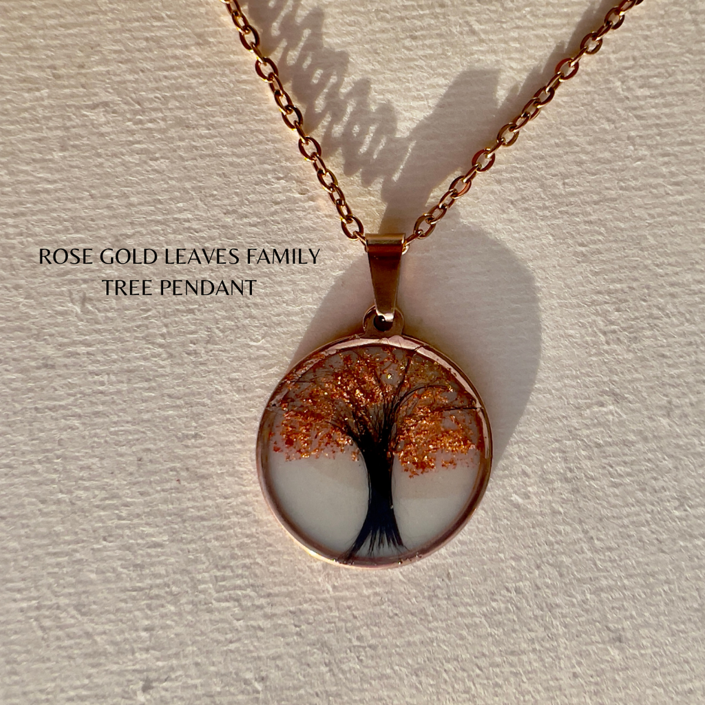 ROSE gold leave family tree (2)