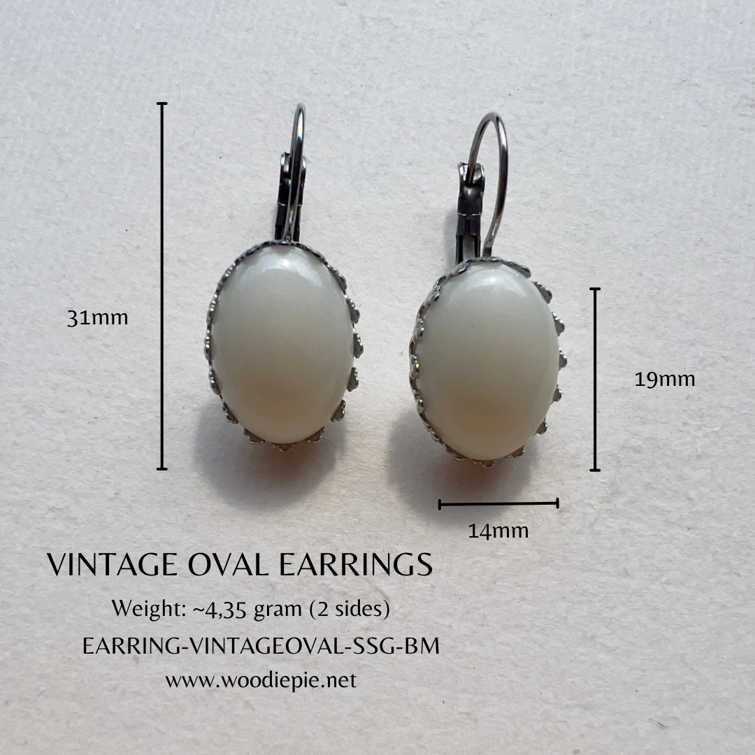 Vintage Oval Earring (2)