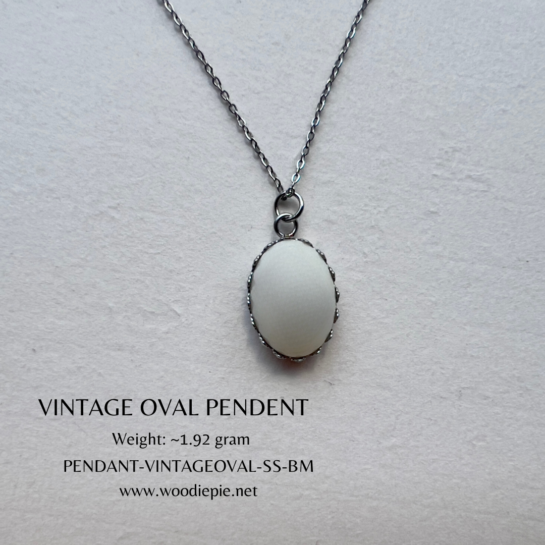 Vintage Oval Pendant