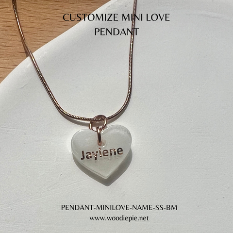 Customize Mini Love Pendant
