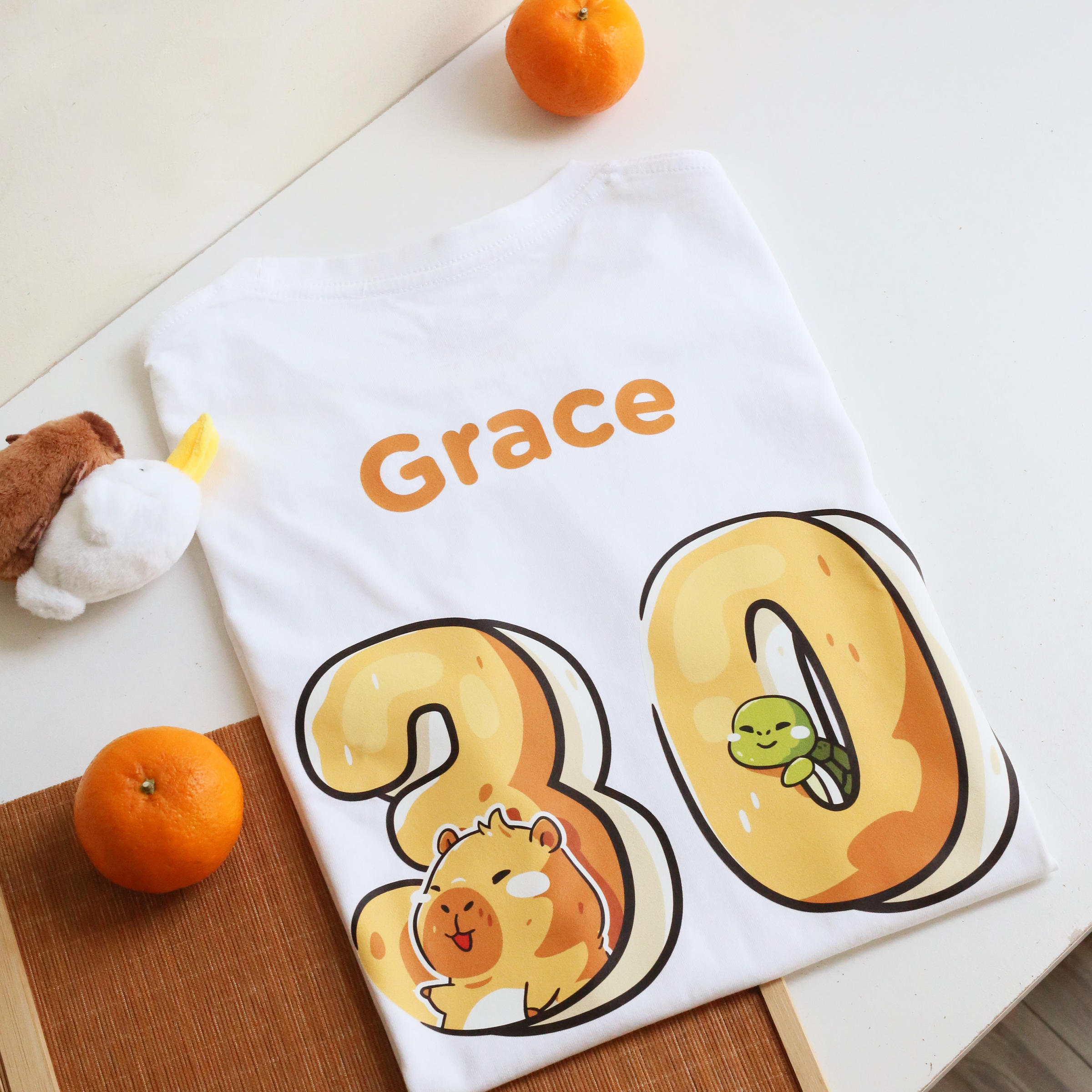 capybara number tee - shopee-2