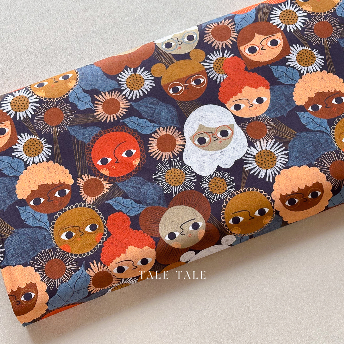 美國品牌有機棉布-花朵家族-0227251-$165半碼-4