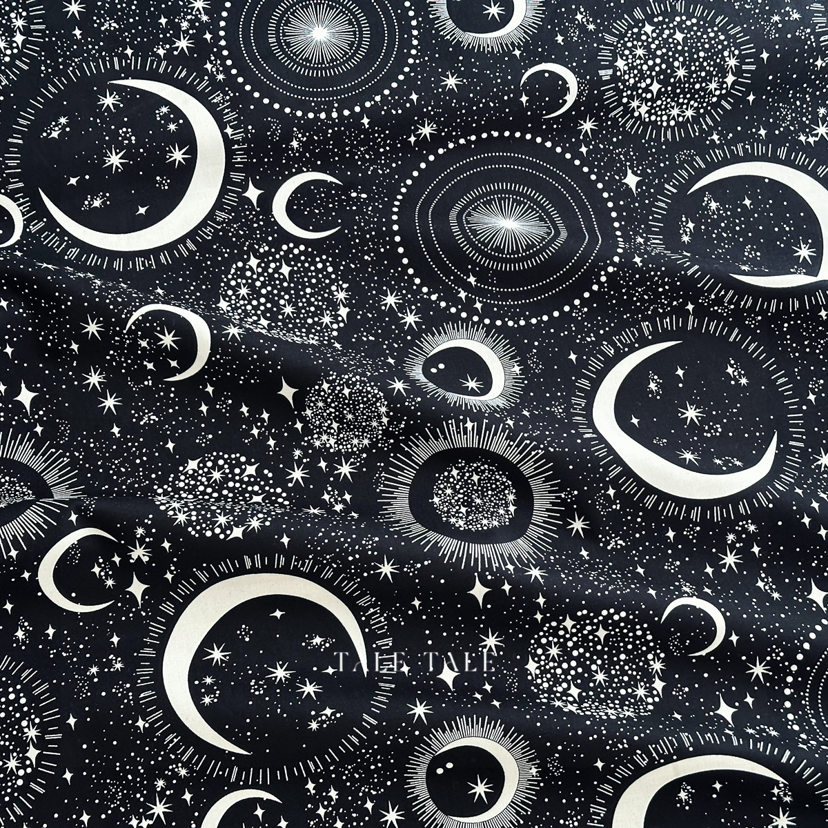 美國品牌棉布-日月星輝-夜光效果-FUN-CG7431-BLACK-$205半碼-7