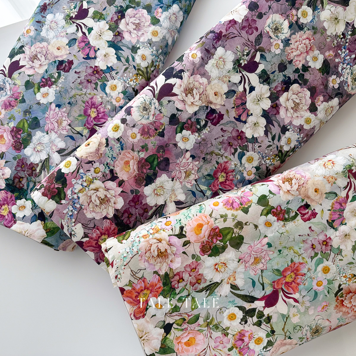 美國品牌棉布-憶琉花_懷夢繡花_安詳夢境-DM-3