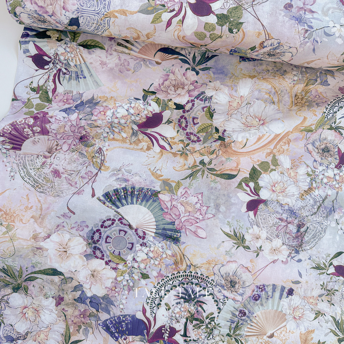 美國品牌棉布-安詳夢境-煙藍紫-SRKD-23267-245-3