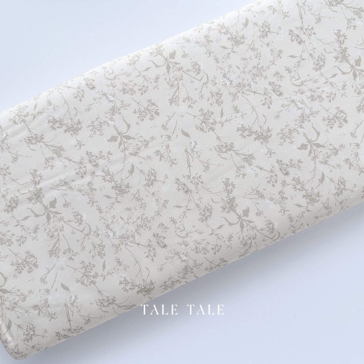 美國品牌棉布-淺影草蔓-米-R651626D-CREAM-1