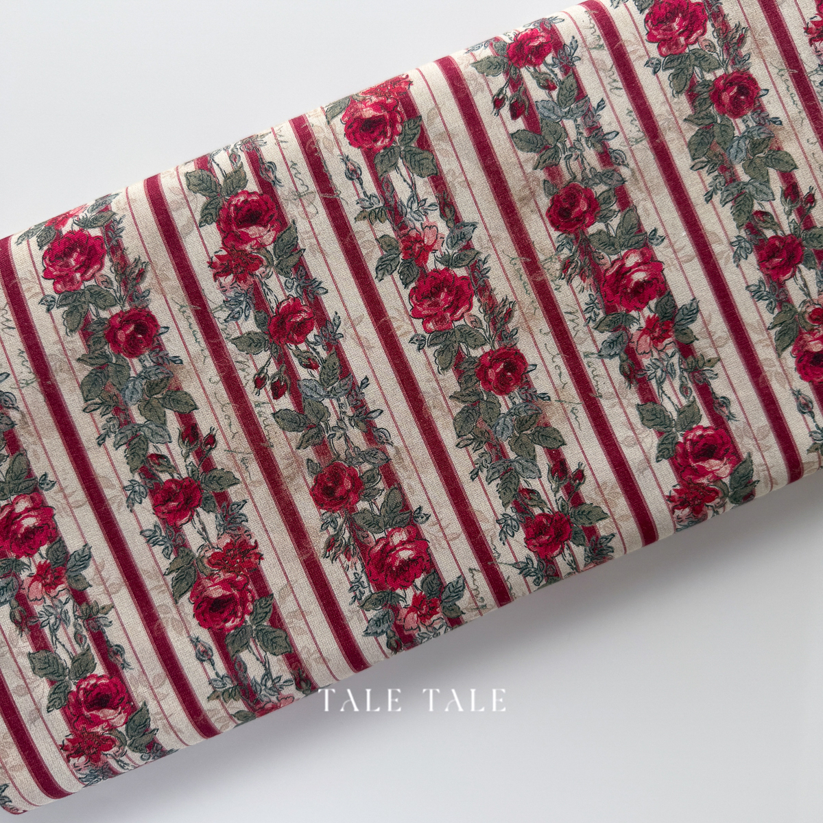 薔薇花枝-邊條-PWTH227-RED-5