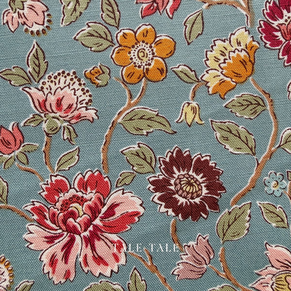 浮雕花藤-藍-C17890-BLUE-7