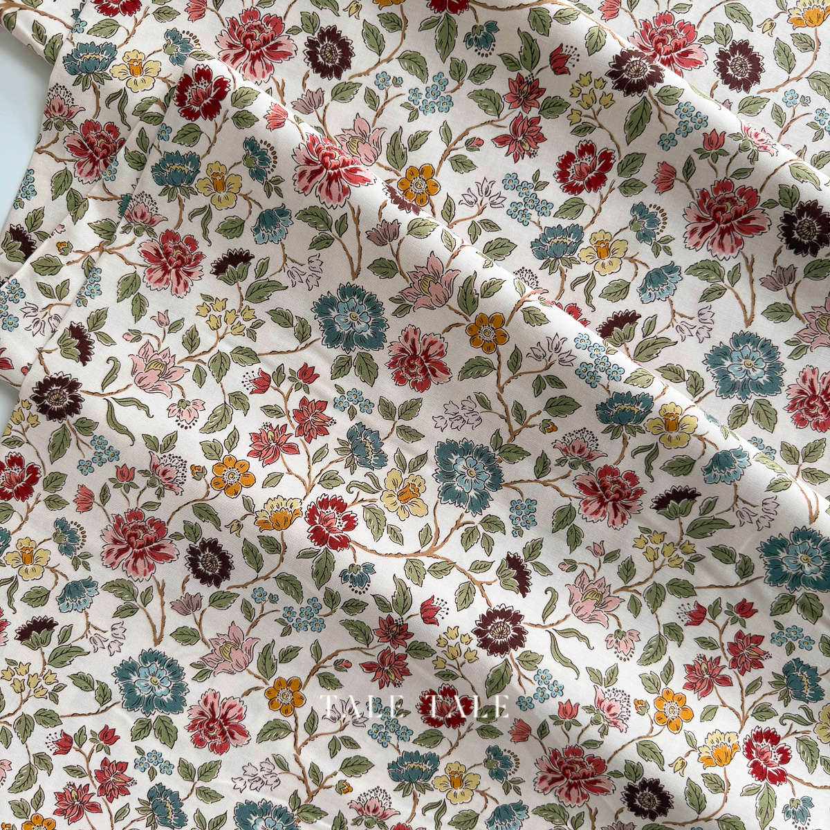 浮雕花藤-米白-C17890-CREAM-1