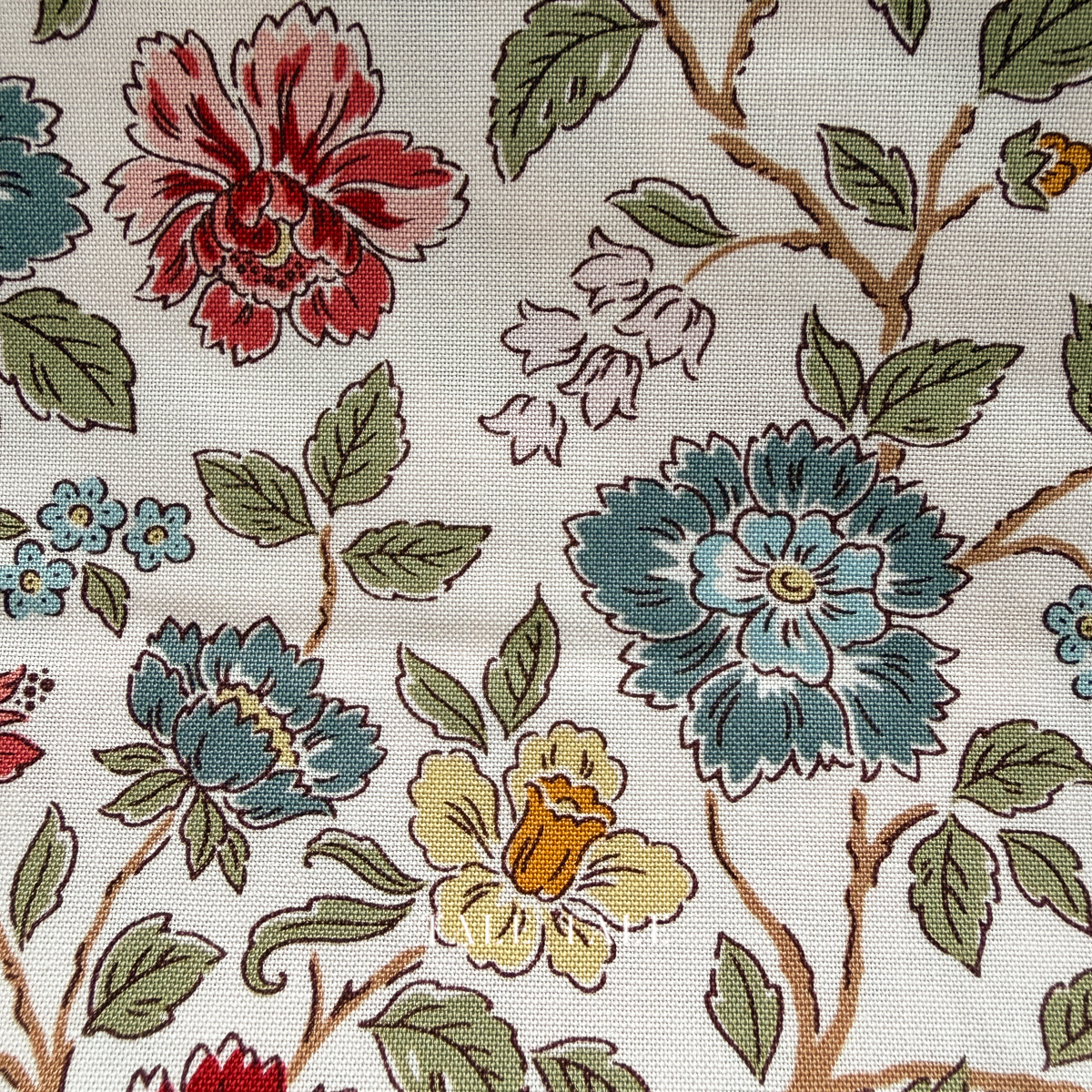 浮雕花藤-米白-C17890-CREAM-2