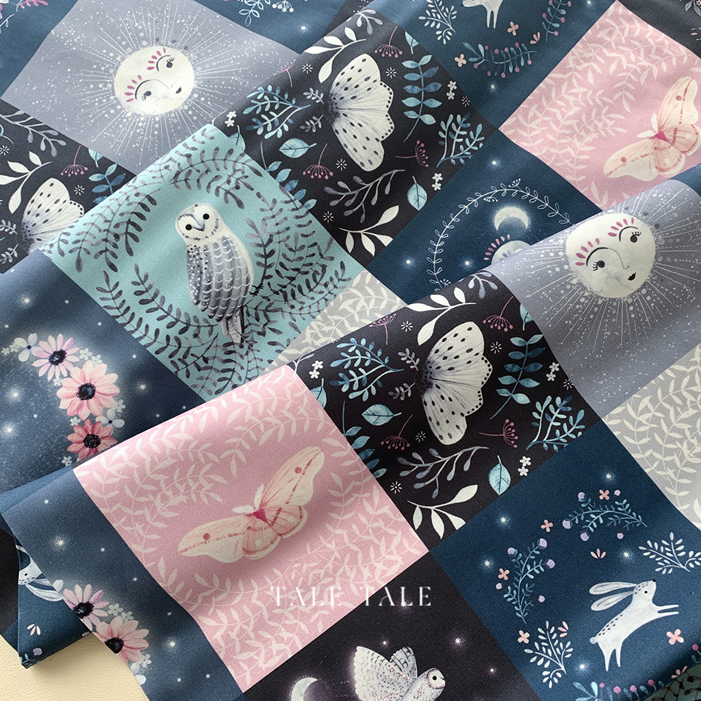 英國品牌棉布-挪威森林圖鑑-NIGHT1941-$225半碼-2