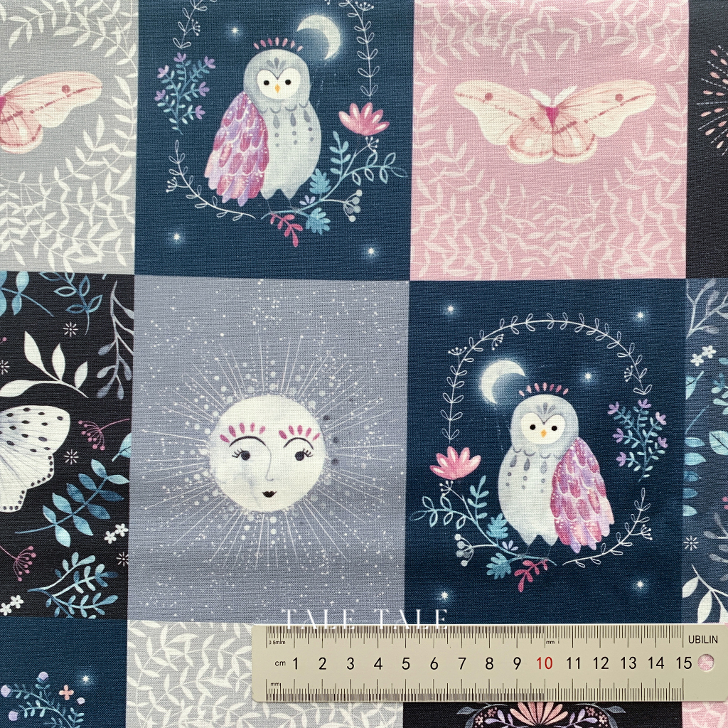 英國品牌棉布-挪威森林圖鑑-NIGHT1941-$225半碼-7