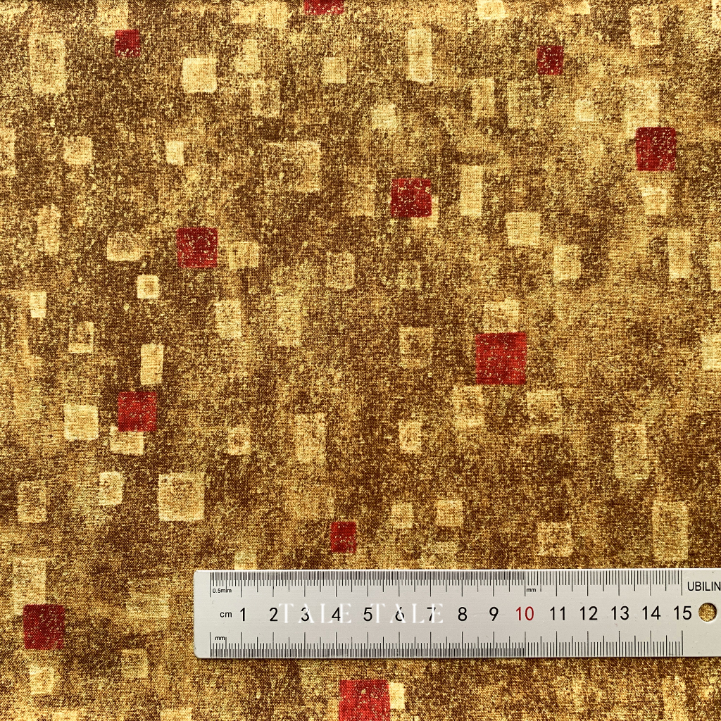 美國品牌燙金布-克林姆金磚-紅色-SRKM-17181-3-$210半碼-5