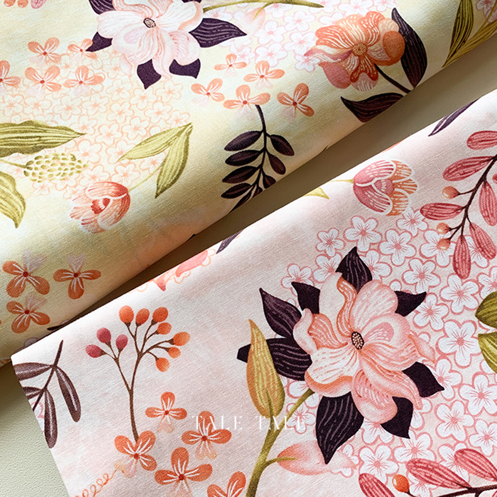 美國品牌棉布-峽谷之花-DM1