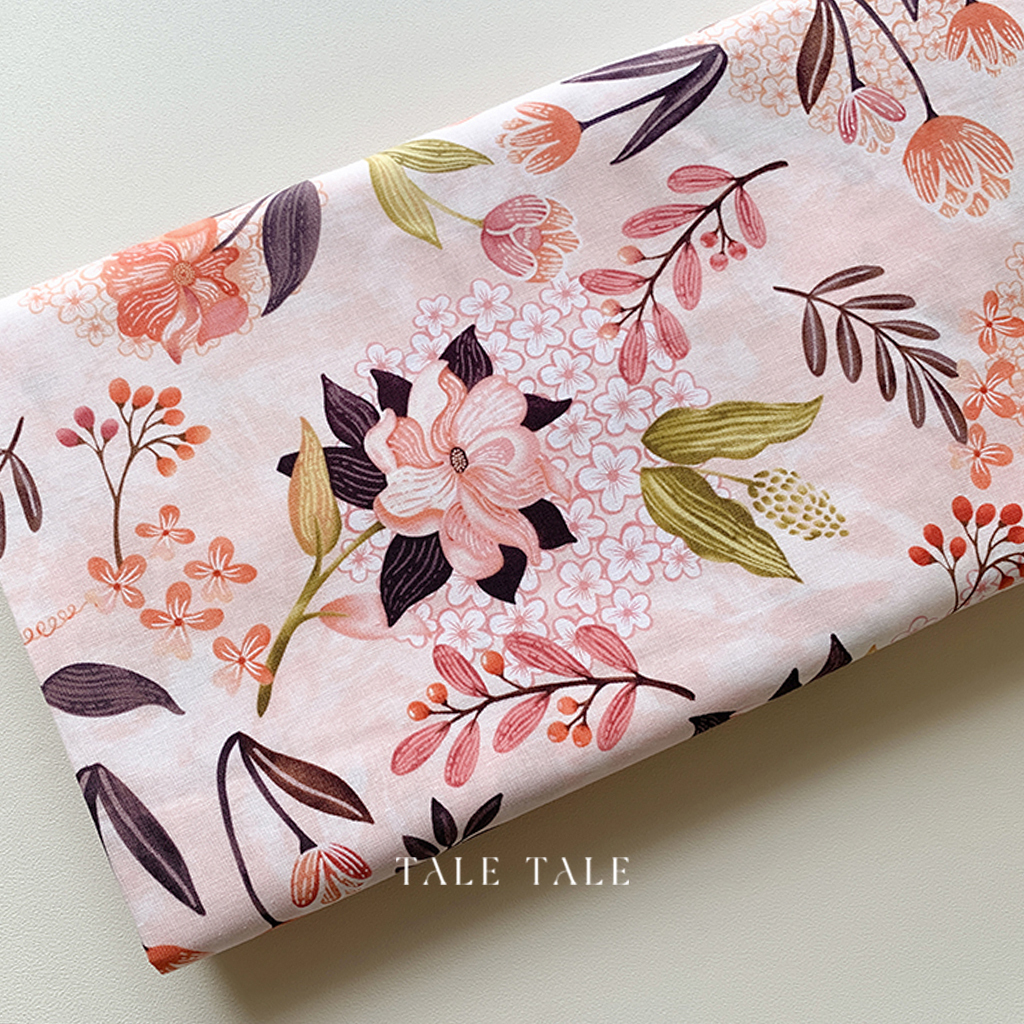 美國品牌棉布-峽谷之花-腮紅粉-6767-22-$200半碼-1