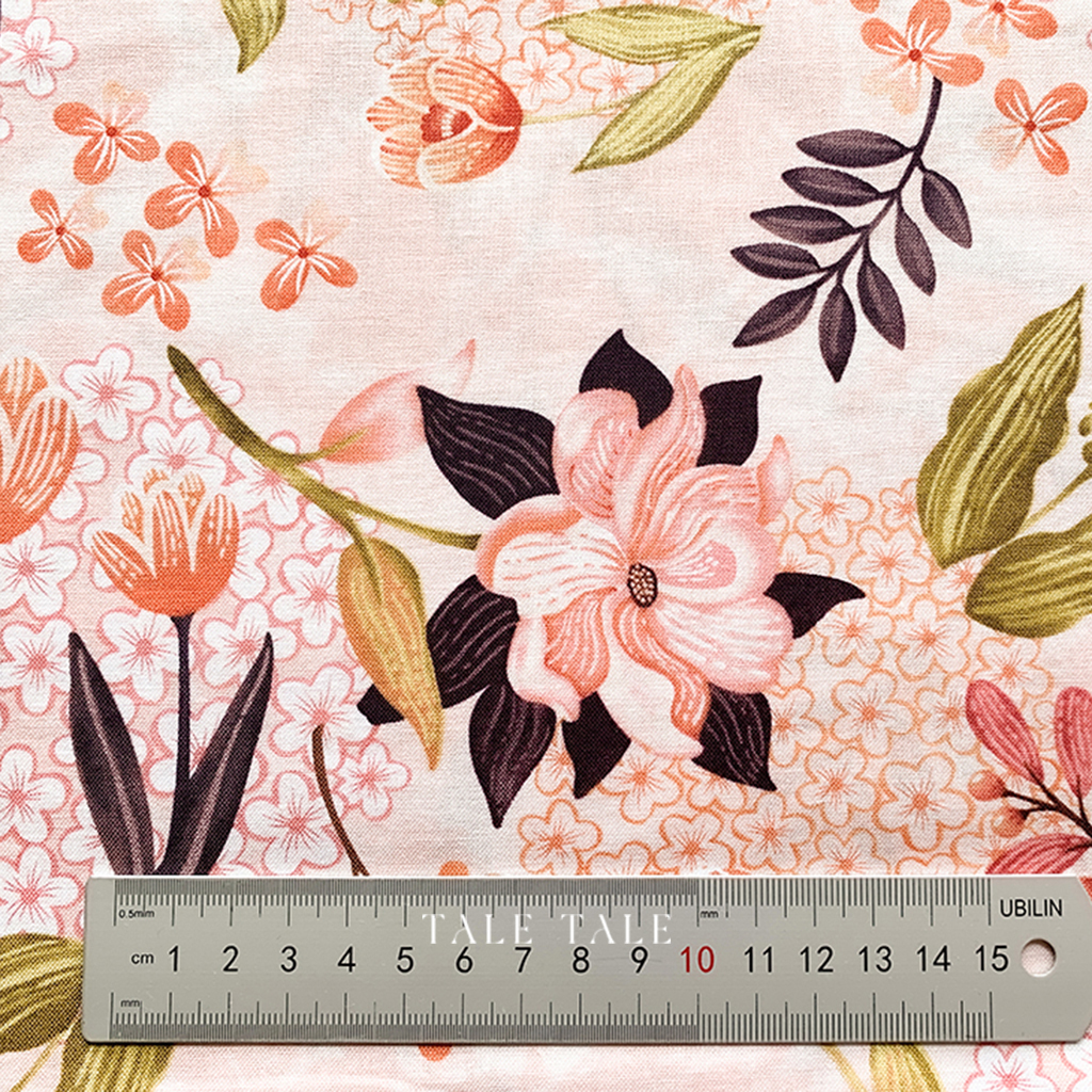 美國品牌棉布-峽谷之花-腮紅粉-6767-22-$200半碼-7