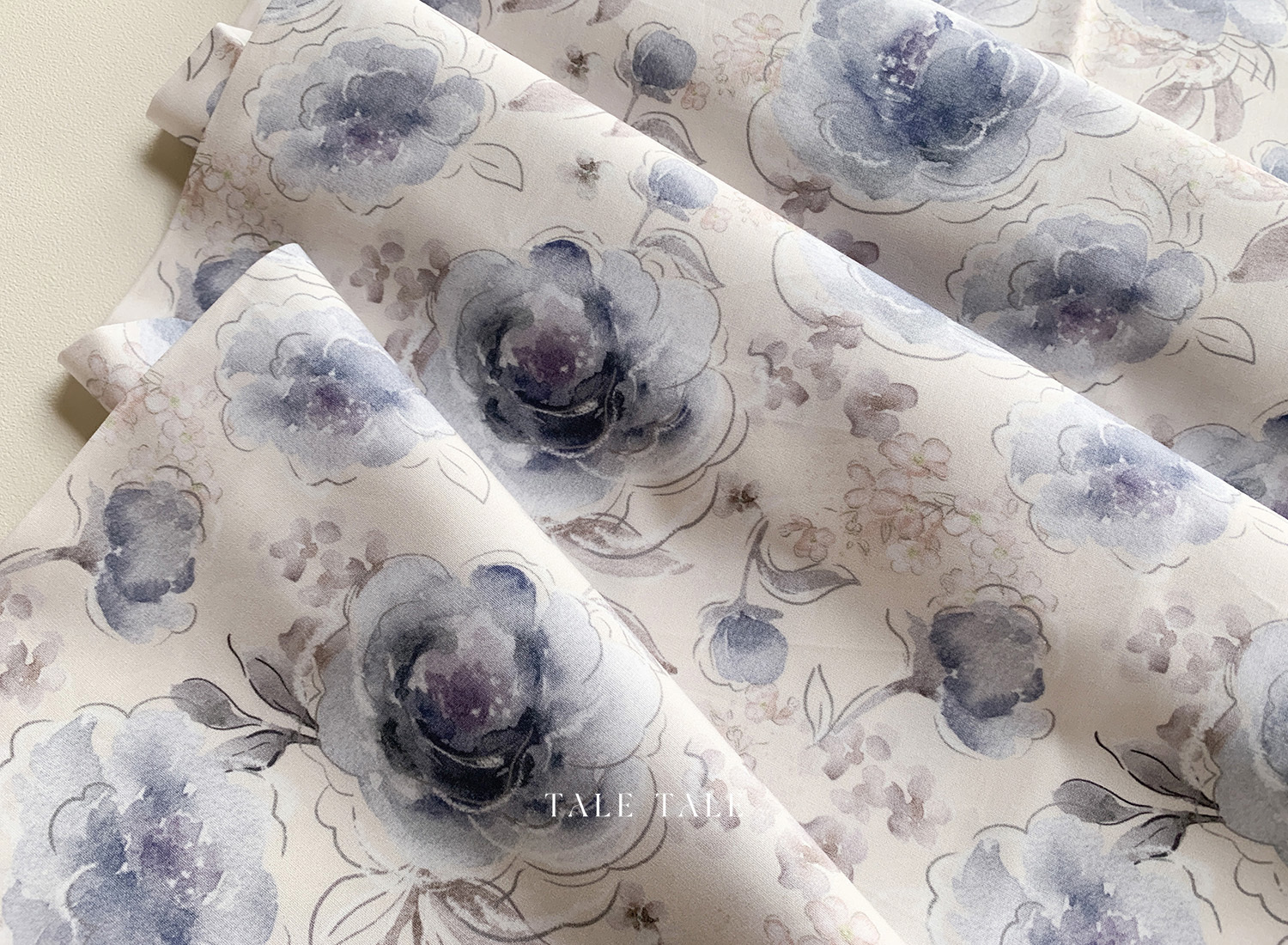 小蒔寓棉布-杏雨戲春-黃鶯吟春 SRS1002 $270半碼-3