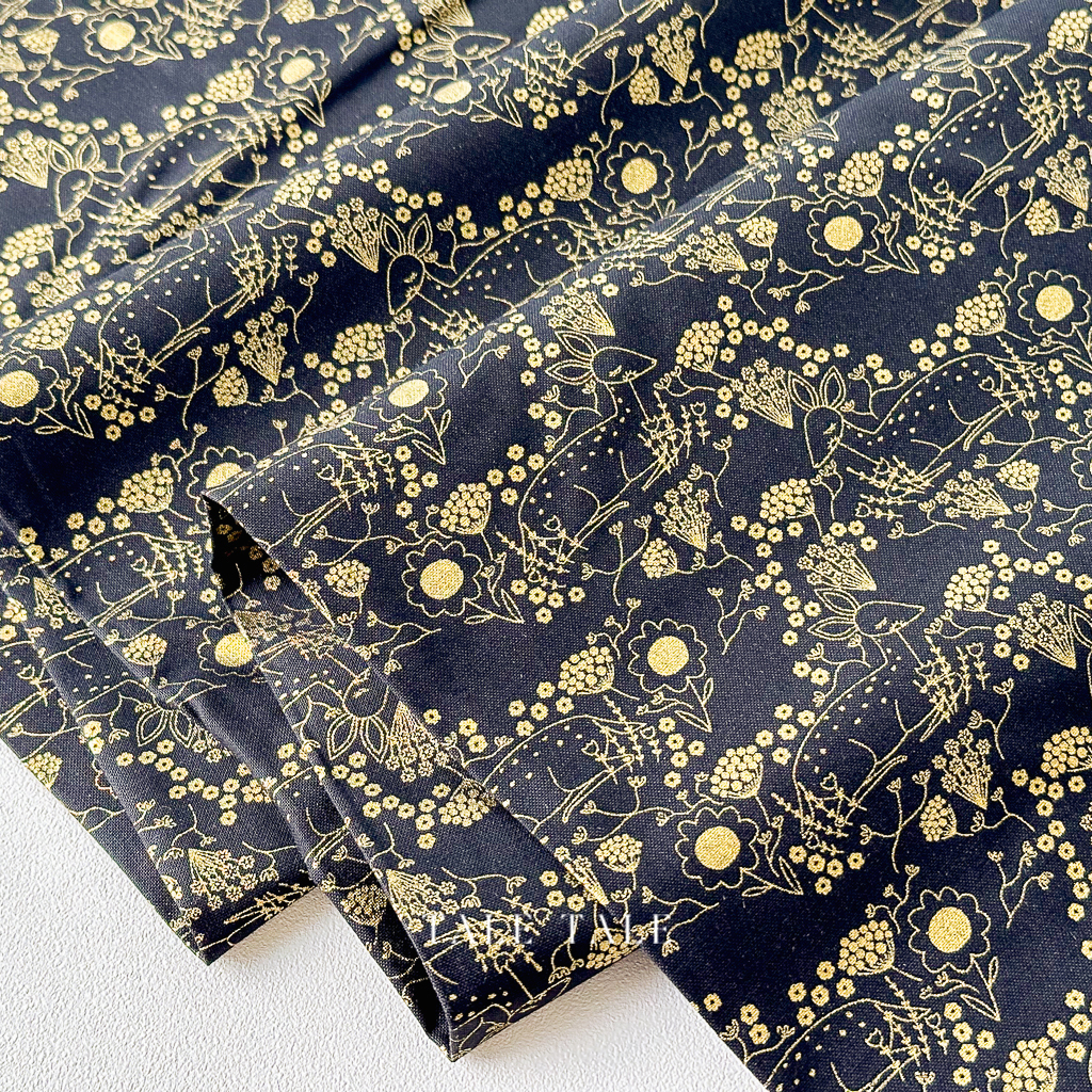 美國品牌燙金布-野鹿幻境-48313-34M-$215半碼-3