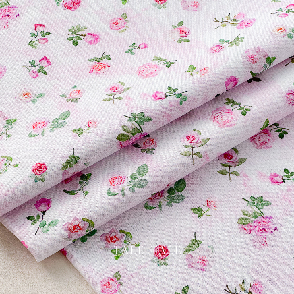 美國品牌棉布-玫香-粉-ROSE-CD3145-PINK-$195半碼-4