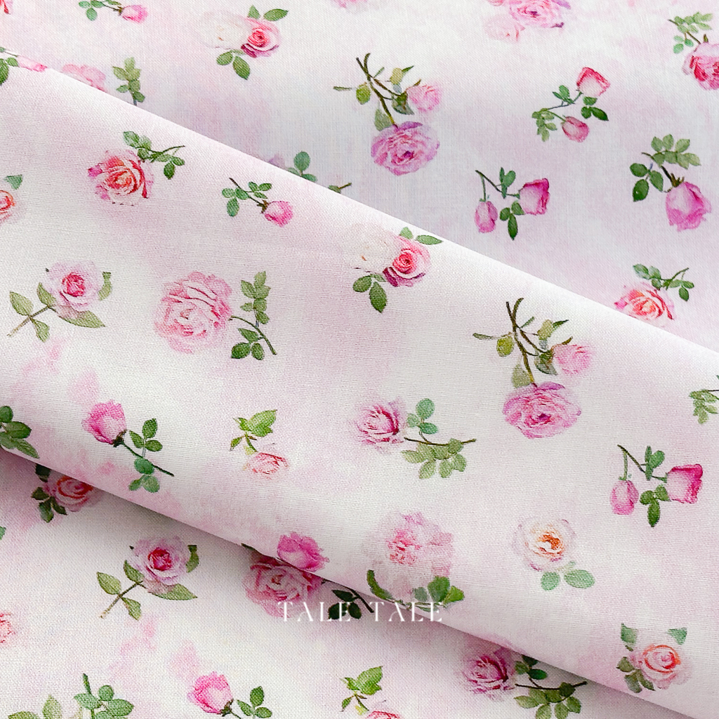 美國品牌棉布-玫香-粉-ROSE-CD3145-PINK-$195半碼-6
