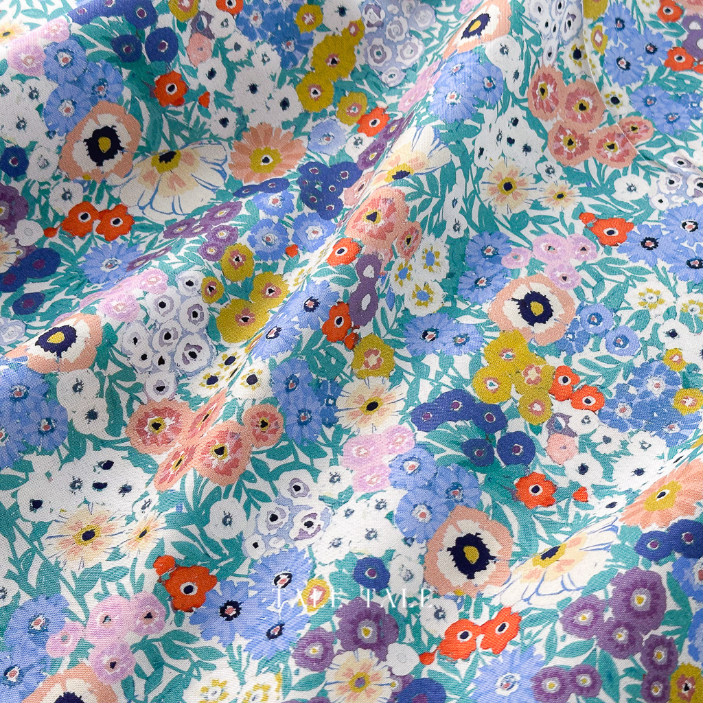 美國品牌棉布-油彩花季-ST-DCJ2640MULTI-$210半碼-6