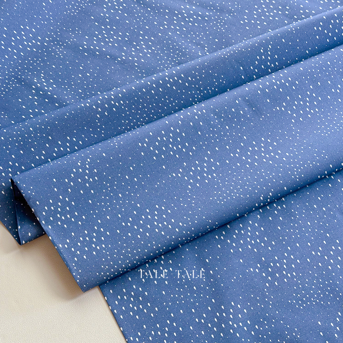 美國品牌棉布-雨點繁星-藍-120-24602-$205半碼-3