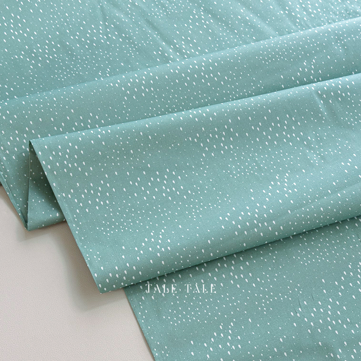 美國品牌棉布-雨點繁星-綠-120-24603-$205半碼-3