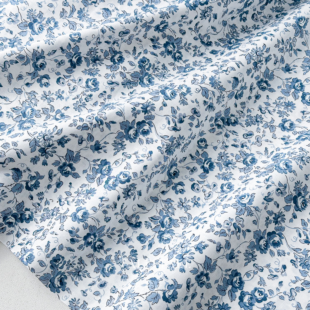 美國品牌棉布-碎花之境-雲白色-C14782-CLOUD-$210半碼-3