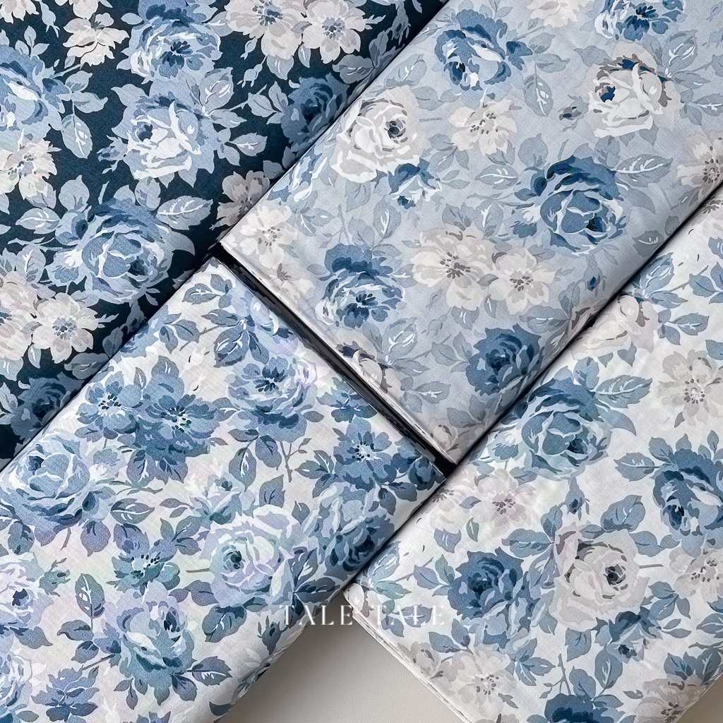 美國品牌棉布-寧靜之藍-DM3