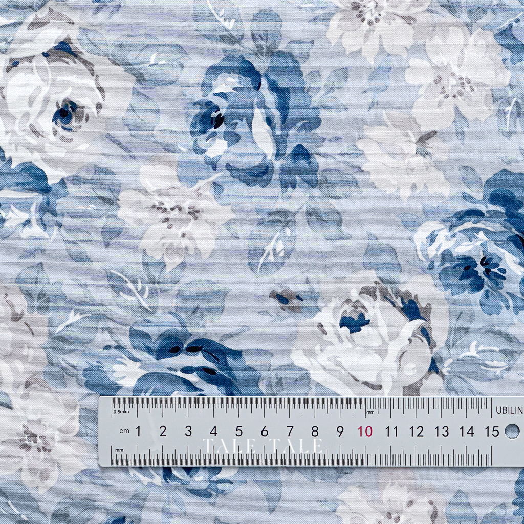 美國品牌棉布-寧靜之藍-霧灰色-C14780-GRAY-$210半碼-2