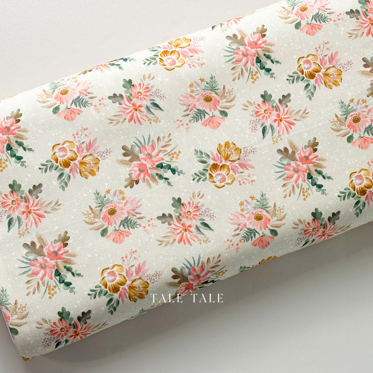 美國品牌棉布-點點綴花-棉麻米-54175-3-$195半碼-8