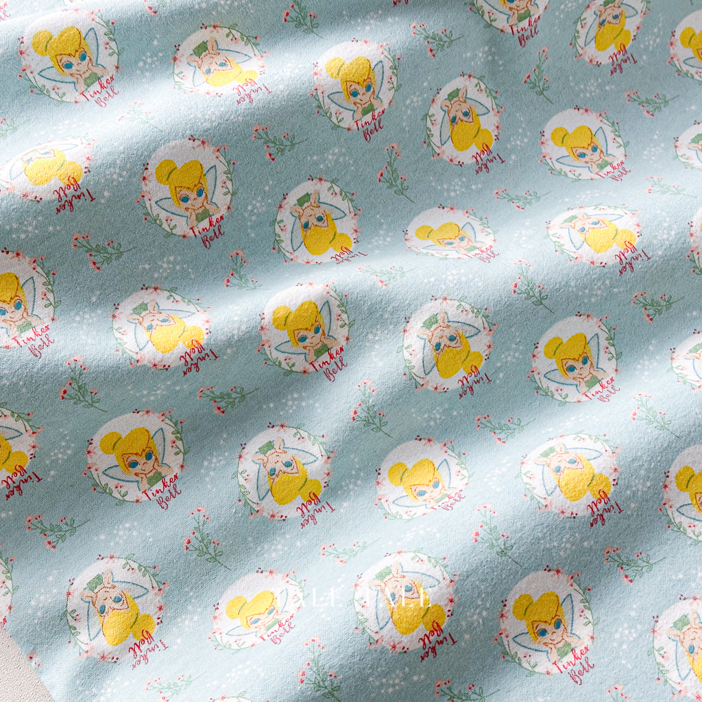 美國品牌法蘭絨版權布-彼得潘仙子-藍-85400303-2-$150半碼-3