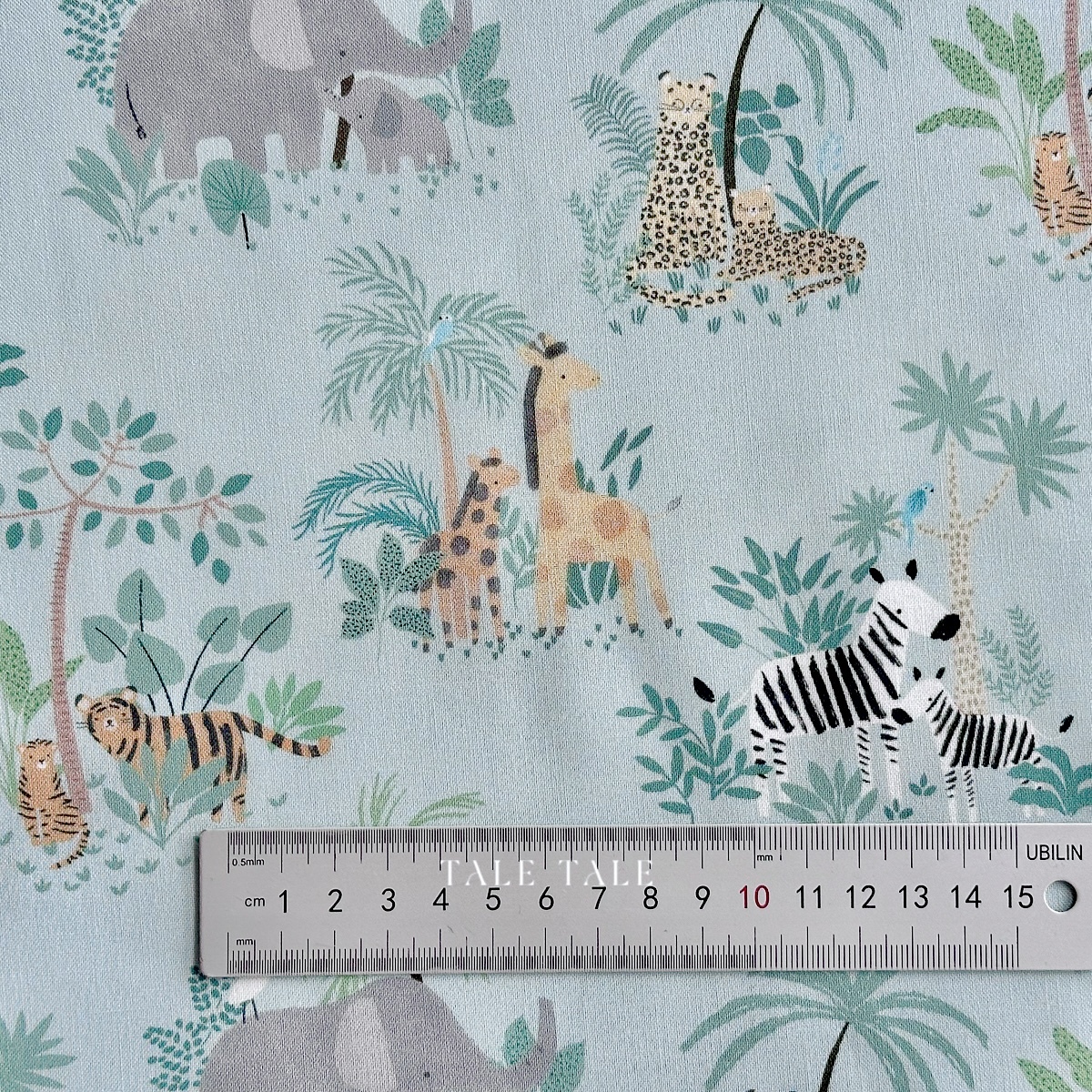 美國品牌棉布-草原動物-ST-D2924MINT-$210半碼-6