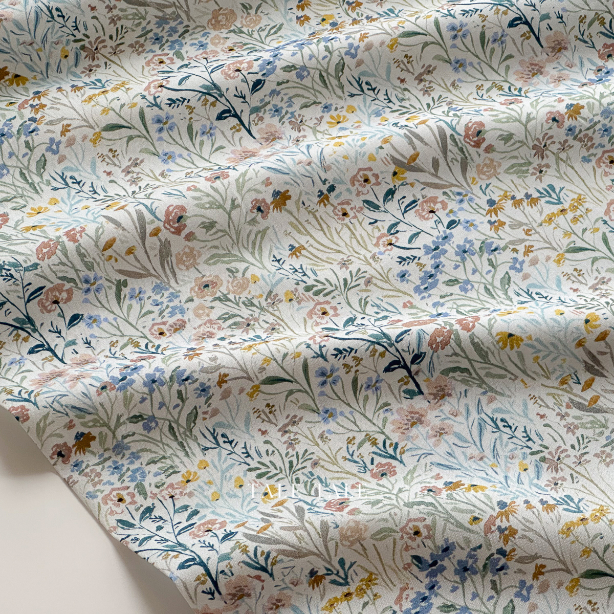 美國品牌棉布-柳花樹蔭下-STELLA-DCJ3006-MULTI-$210半碼-1