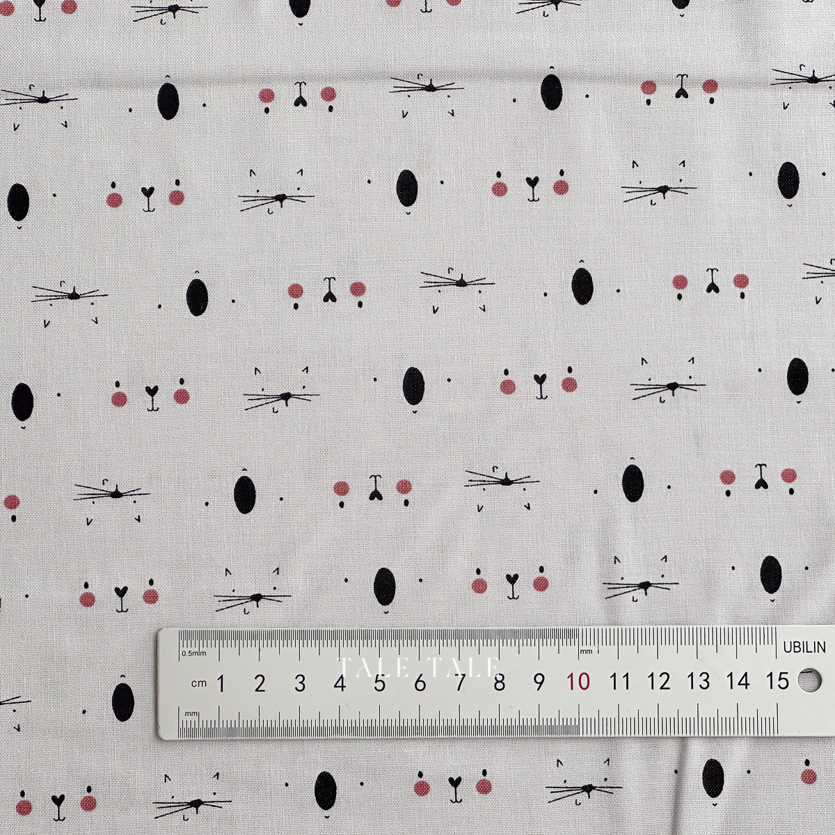 美國品牌棉布-可愛動物表情-灰米-RJ4103-GR2-$200半碼-8