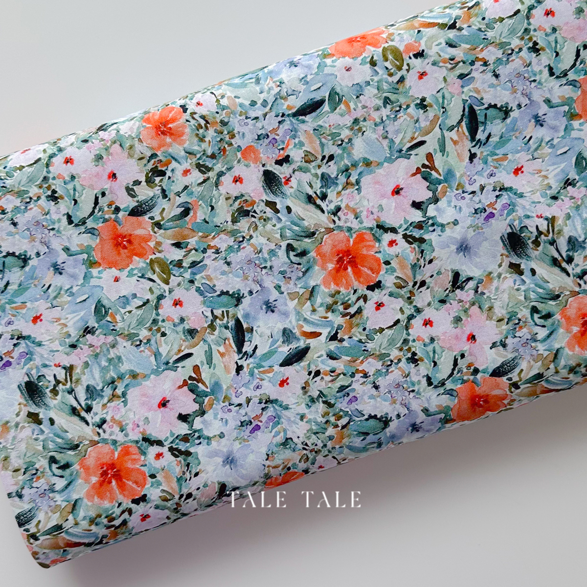美國品牌棉布-夕下露花-綠-STELLA-DCJ3068-MULTI-$210半碼-8