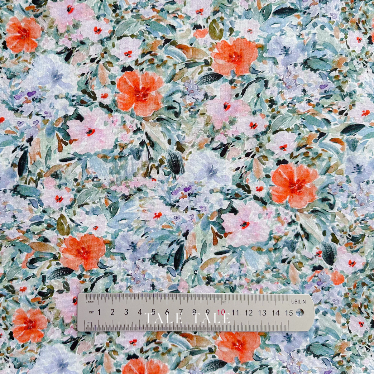 美國品牌棉布-夕下露花-綠-STELLA-DCJ3068-MULTI-$210半碼-7